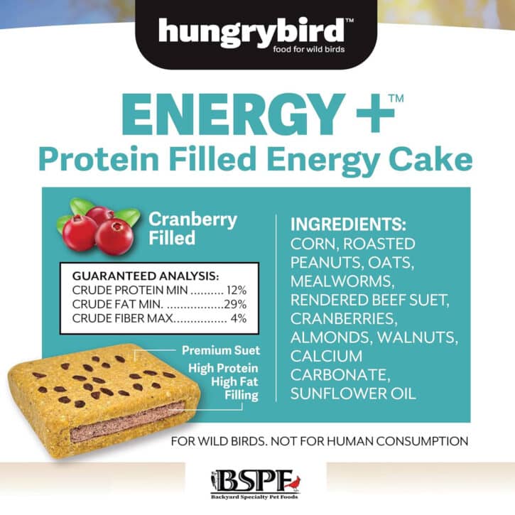 ENERGY+ Filled Suet Cake (Cranberry)