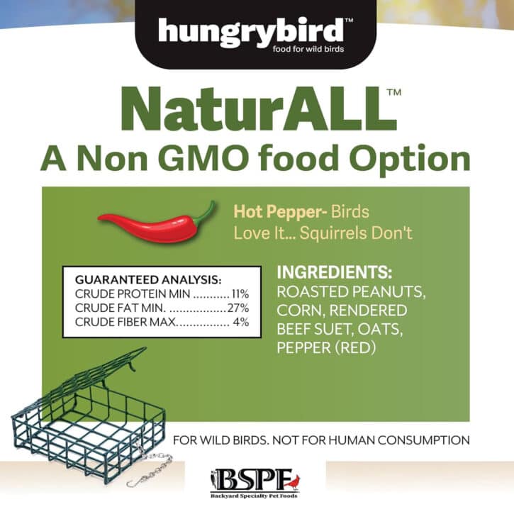 NaturALL Non-GMO Suet Cake (Hot Pepper)
