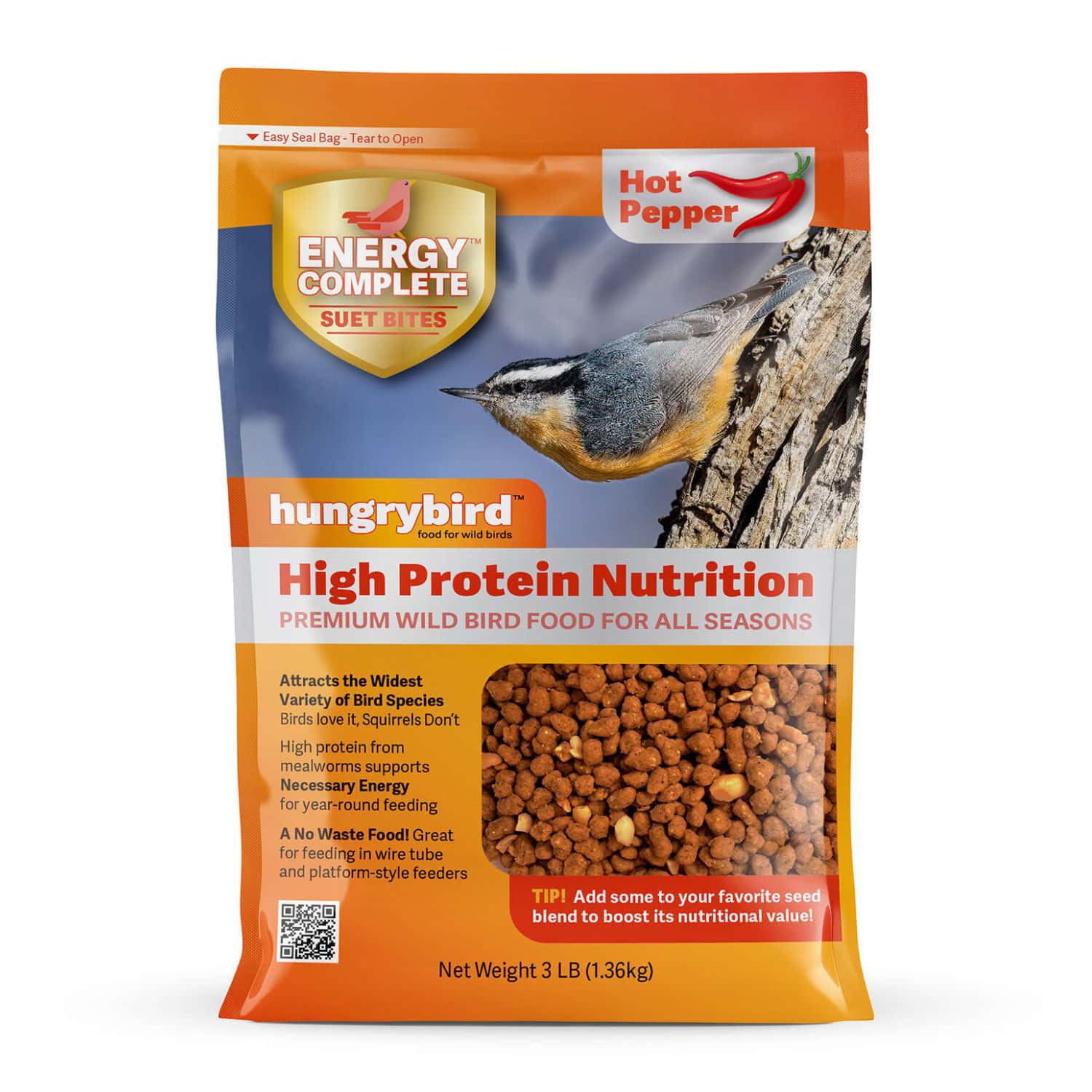 ENERGY COMPLETE Suet Bites (Hot Pepper)